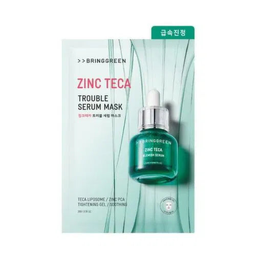 BRING GREEN ZINC TECA TROUBLE SERUM MASK SPECIAL
