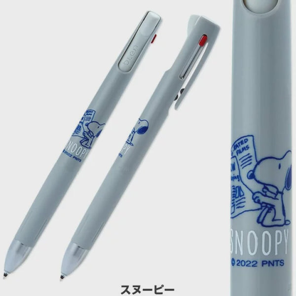SNOOPY 2-COLOR BALLPOINT PEN & MECHANICAL PEN