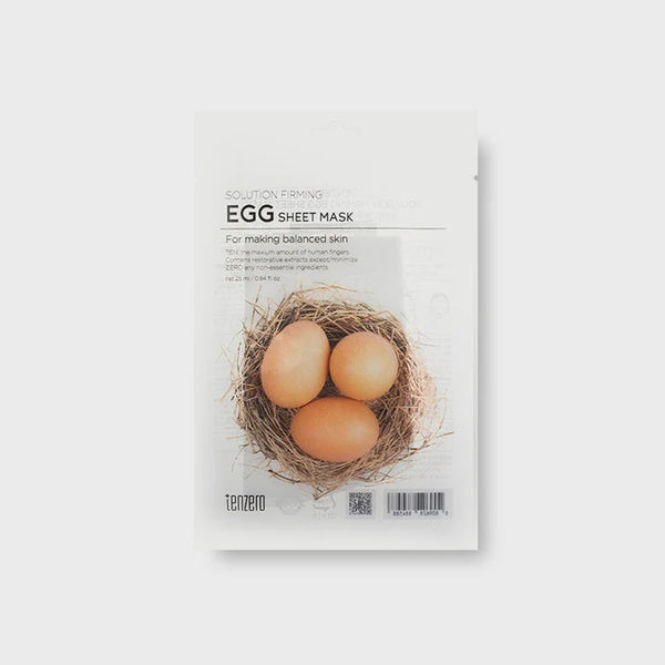 TENZERO FIRMING EGG SHEET MASK 1PC