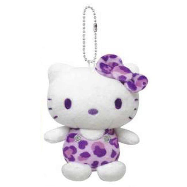 Sanrio Mascot Holder - Hello Kitty Leopard Grey