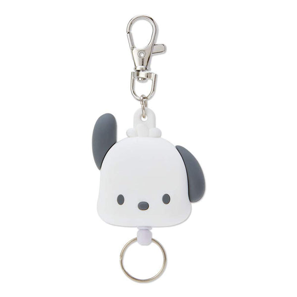 SANRIO REEL KEYCHAIN POCHACCO FACE DESIGN