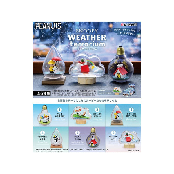 RE-MENT Snoopy Weather Terrarium