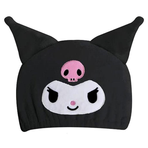 SANRIO KUROMI Towel Hat Hair Drying Hat