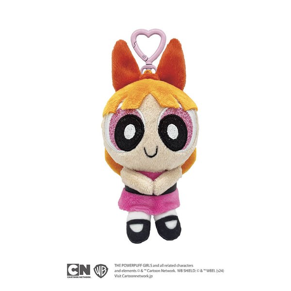 Powerpuff Girls Mascot Plush Keyring Blossom SK Japan