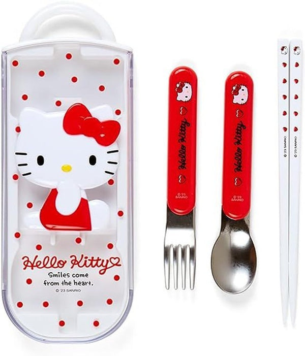 SANRIO HELLO KITTY LUNCH TRIO SET WITH RELIEF
