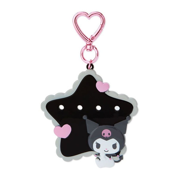 SANRIO HEART RING KEYCHAIN KUROMI