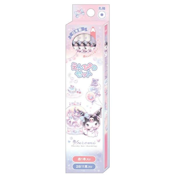 CRUX SANRIO KUROMI 2B PENCILS - 12 PCS