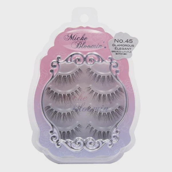 MICHE BLOOMIN FALSE EYELASHES NO.45 GLAMOROUS ELEGANT (3D RENEWAL) - 240