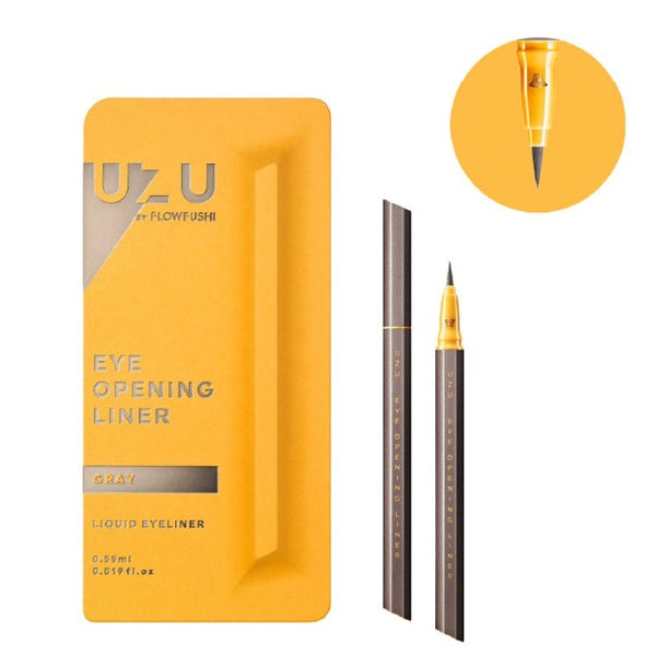 UZU  EYE OPENING LINER, LIQUID EYELINER - GRAY