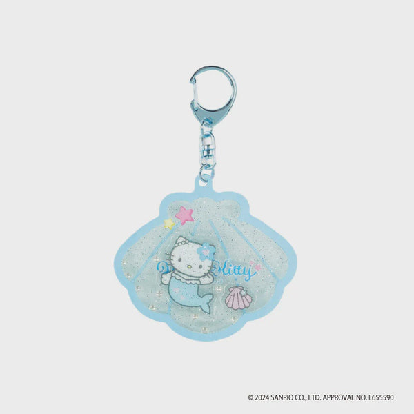 Sanrio Hello Kitty Mermaid Shaka Shaka Acrylic Key Holder Blue