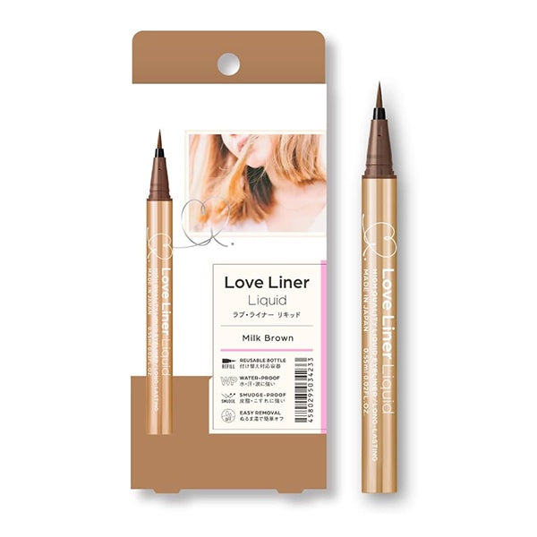LOVE LINER WATERPROOF LIQUID EYELINER MILK BROWN