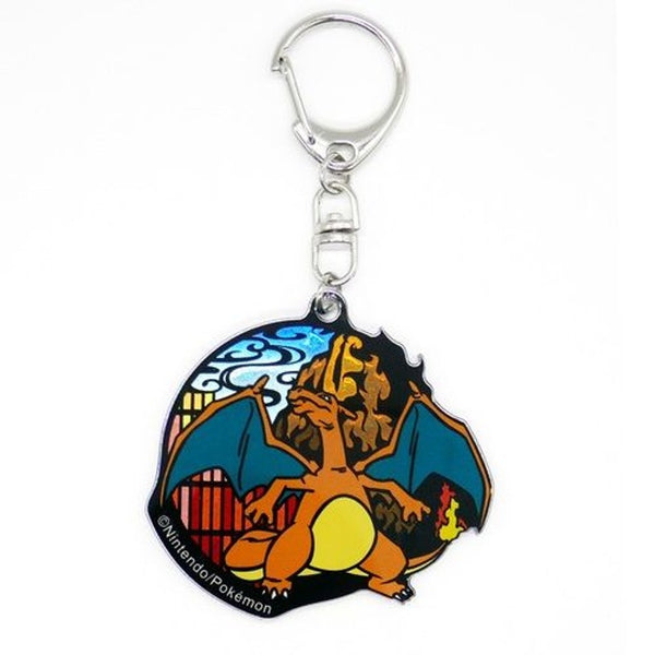 POKEMON:KIRIE SERIES GLITTER KEYCHAIN CHARIZARD