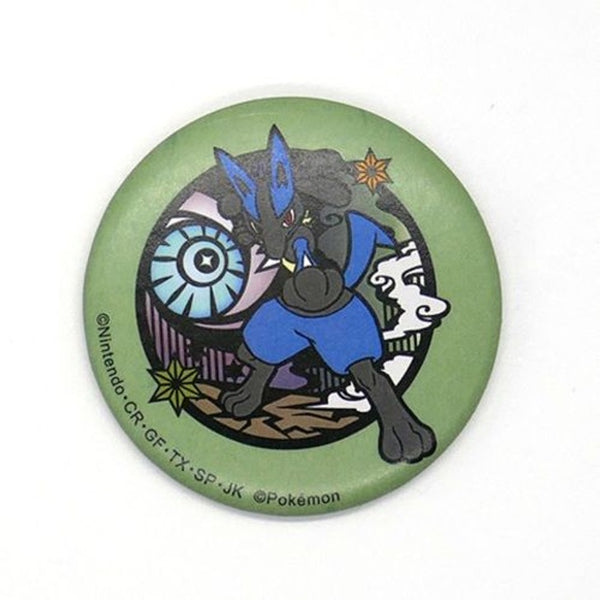 POKEMON:KIRIE SERIES WASHI CAN BADGE LUCARIO