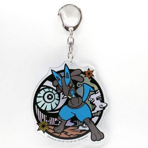 POKEMON:KIRIE SERIES ACRYLIC KEYCHAIN LUCARIO