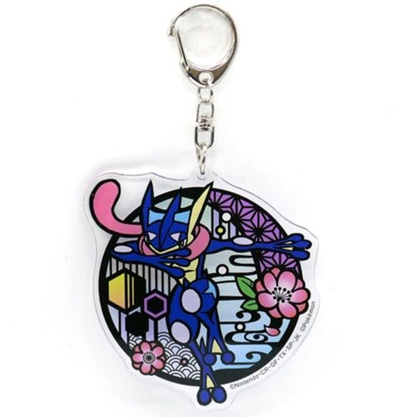 POKEMON:KIRIE SERIES ACRYLIC KEYCHAIN GRENINJA