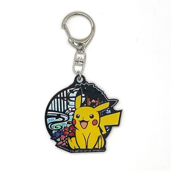 POKEMON:KIRIE SERIES GLITTER KEYCHAIN PIKACHU B