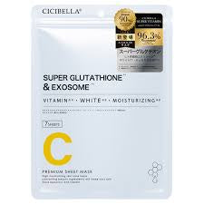 CICIBELLA SPA GLU EX MASK 7 SUPER GLUTATHIONE X EXOSOME 7PCS