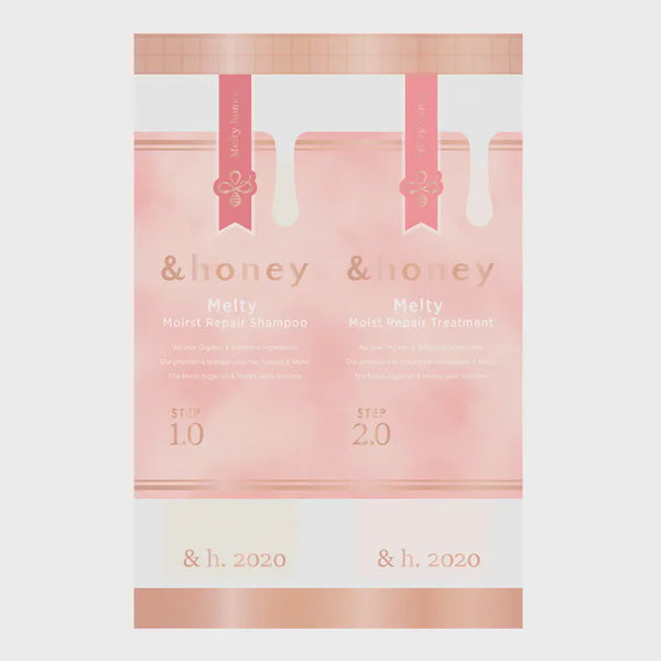 &Honey Melty Moist Repair 1 Day Travel Kit (Shampoo 10ml + Conditioner 10g)