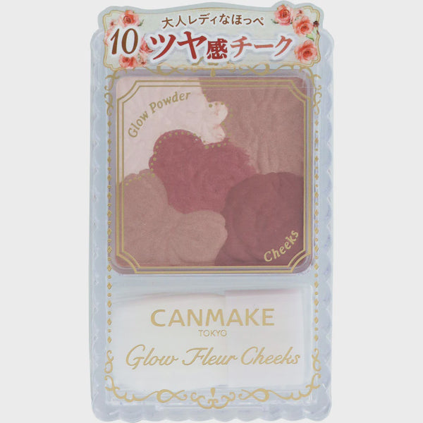 CANMAKE GLOW FLEUR CHEEK BLUSH #10 TERRACOTTA FLEUR