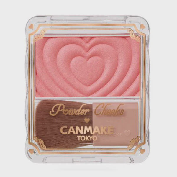 CANMAKE POWDER CHEEKS P01 POWERFUL PINK 1.8G CLEAR GLOSS