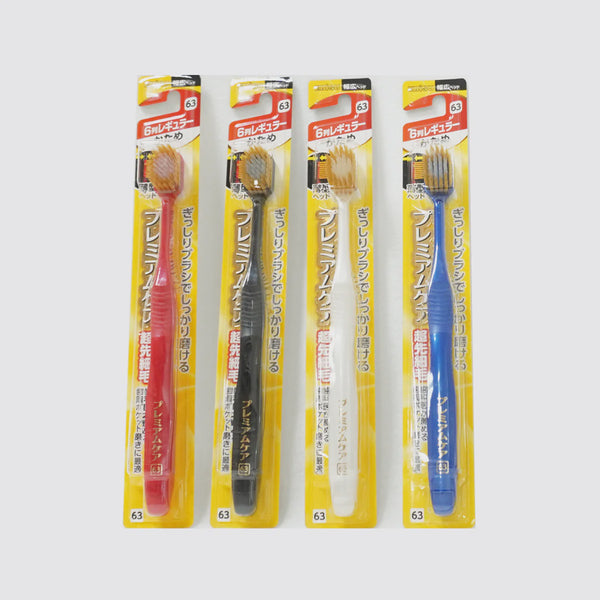 Premium Care Toothbrush, 6 Rows Regular Firm