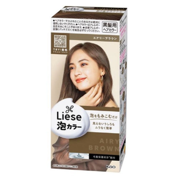 KAO LIESE PRETTIA BUBBLE HAIR COLOR SOFT BROWN