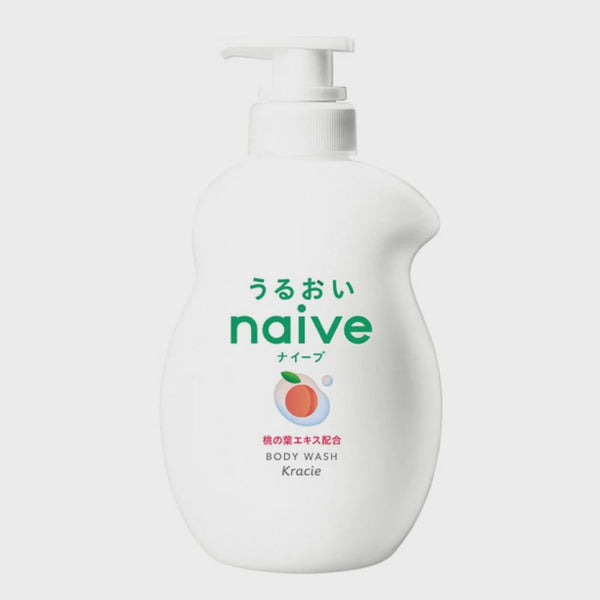 KRACIE NAIVE BODY WASH 530ML - PEACH