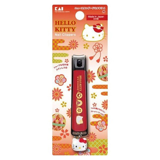 KAI KITTY JAPANESE STYLE NEW STANDARD NAIL CLIPPER S SIZE CAMELLIA