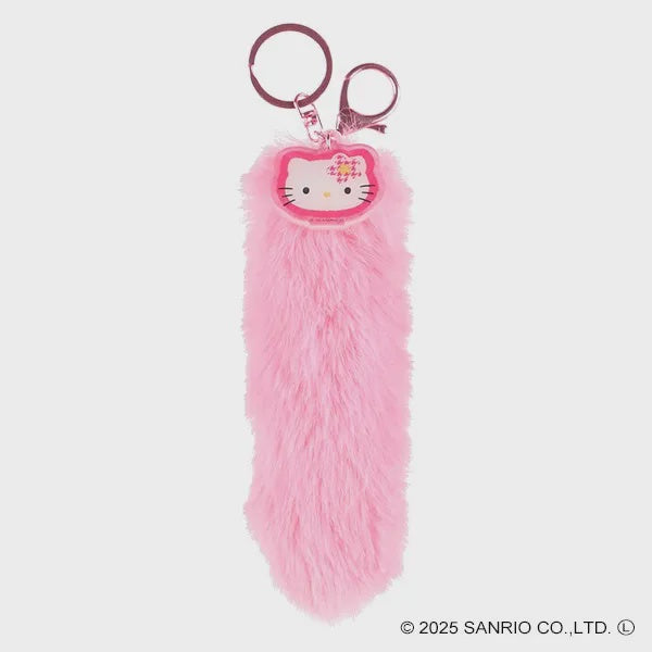 Sanrio Characters Tail-Shaped Furry Holder Hello Kitty