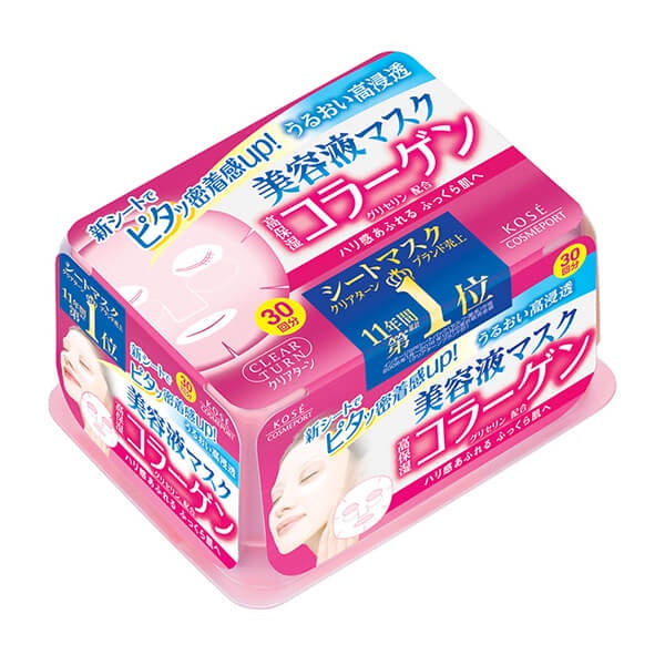 KOSE CLEAR TURN CO ESSENCE MASK COLLAGEN 30PCS