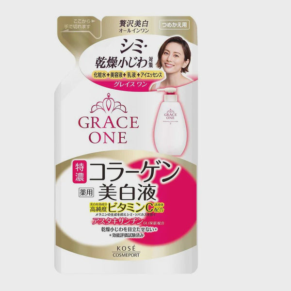 KOSE Grace One remedy Whitening Perfect Milk Concentrate Refill 200ml