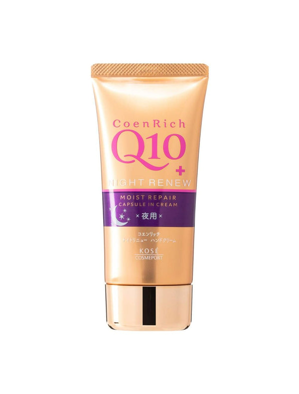 KOSE Q10 NIGHT RENEWAL HAND CREAM FOR NIGHT ,80G