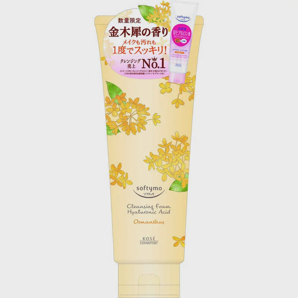KOSE SOFTYMO CLEANSING FOAM HYALURONIC ACID OSMANTHUS