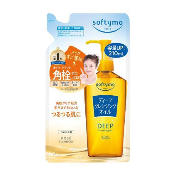 KOSE SOFTYMO DEEP CLEANSING  OIL REFILL 210ML