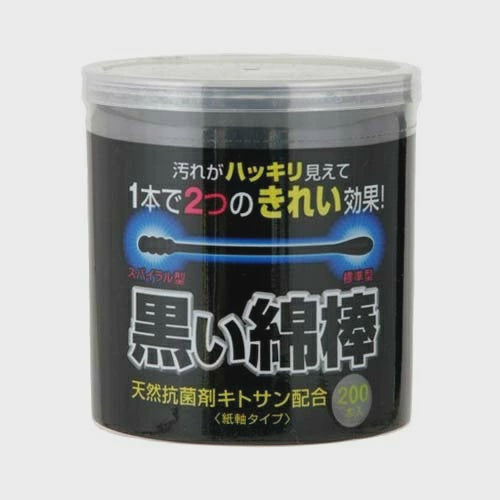 COTTON LABO BLACK COTTON SWABS