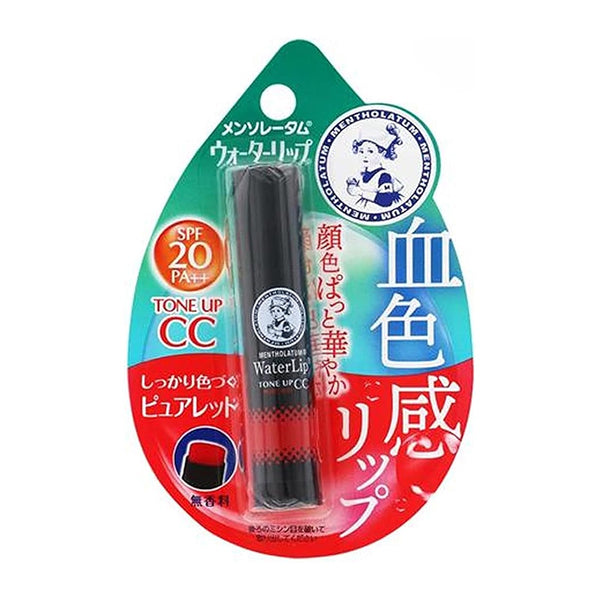 MENTHOLATUM WATER LIP CC PURE RED