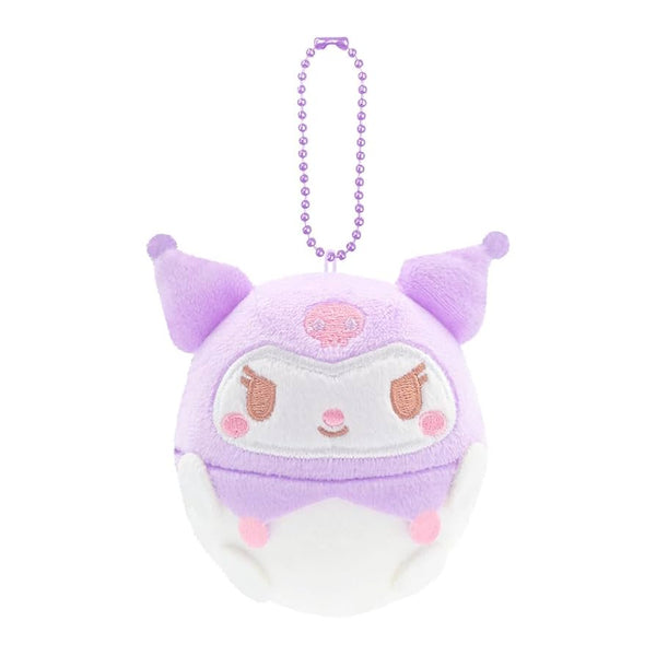 SANRIO Egg Shaped Kuromi Mascot Keychain