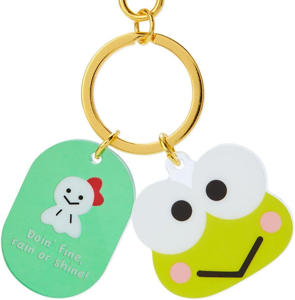 SANRIO ACRYLIC FACE SHAPED KEYCHAIN