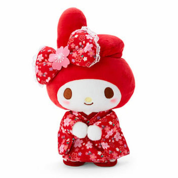 SANRIO Nakajima Sanrio Plush Cherry Blossom Kimono S My Melody Red