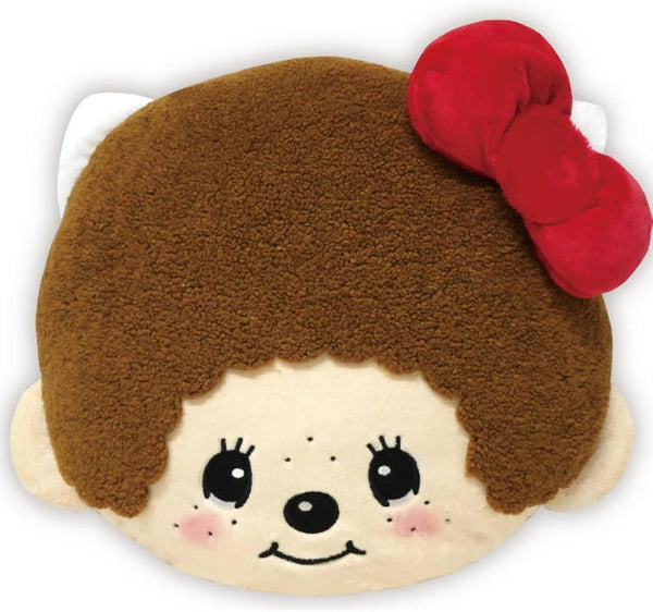 MONCHICCHI X HELLO KITTY FACE CUSHION
