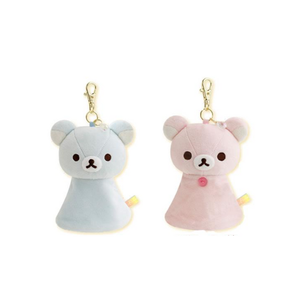 Japan San-X Plush Reel Key Cover - Rilakkuma