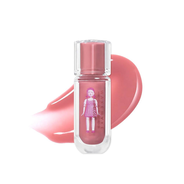 WAKEMAKE DEW GEL MAXI GLOSS 14 PINK SCAR SQUID GAME SET 1.5G