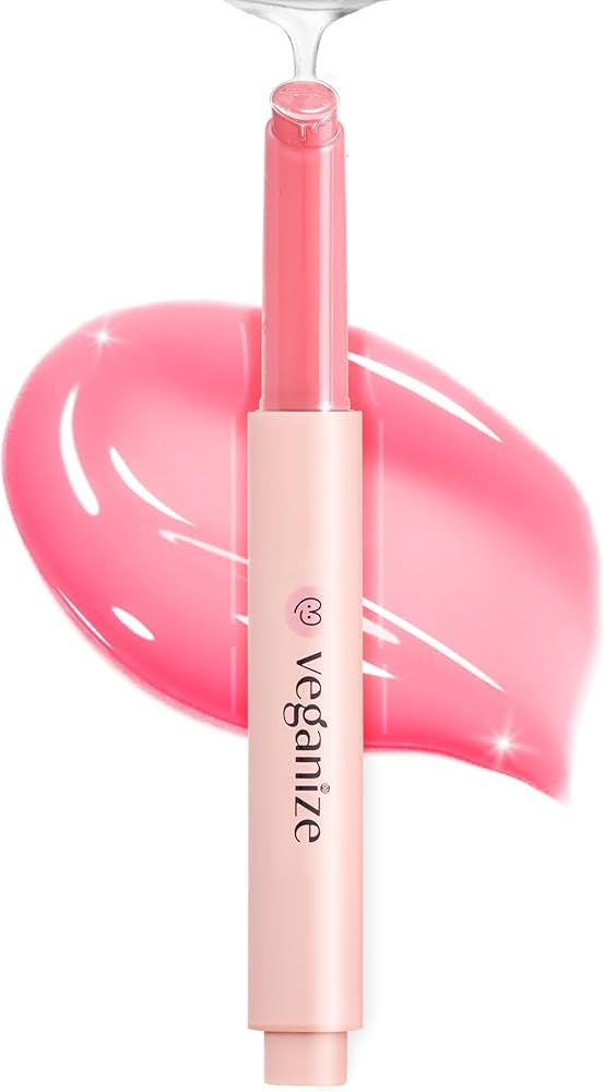 VEGANIZE COLLAGEN LIP GLOSS BALM - 12  PINKMELON GLOW
