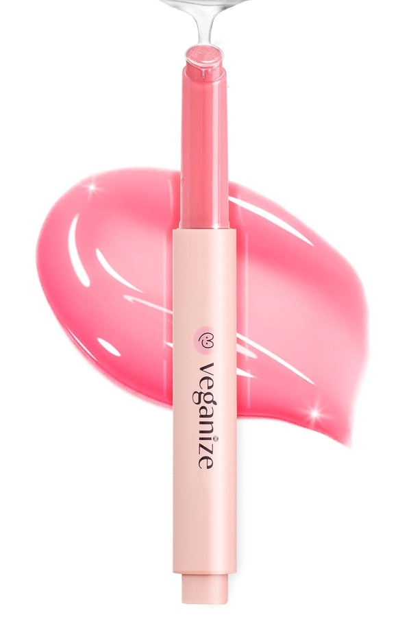 VEGANIZE COLLAGEN LIP GLASS BALM - 02 SHY PINK