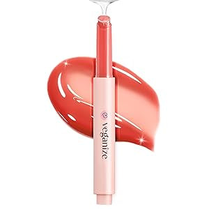 VEGANIZE COLLAGEN LIP GLASS BALM - 05 CORAL RED