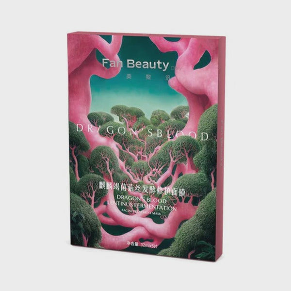 Fan Beauty Diary Kirin Exhausted Mushroom Silk Fermentation Repairing Mask 5pcs