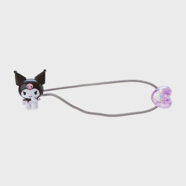 SANRIO KUROMI MASCOT HAIR RUBBER S (HEART)