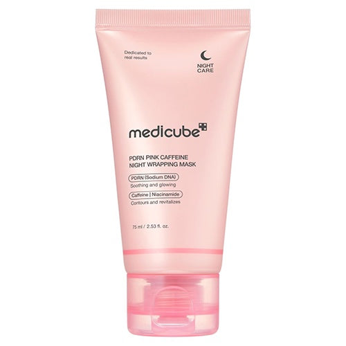 MEDICUBE PDRN PINK CAFFEINE NIGHT WRAPPING MASK 75ML