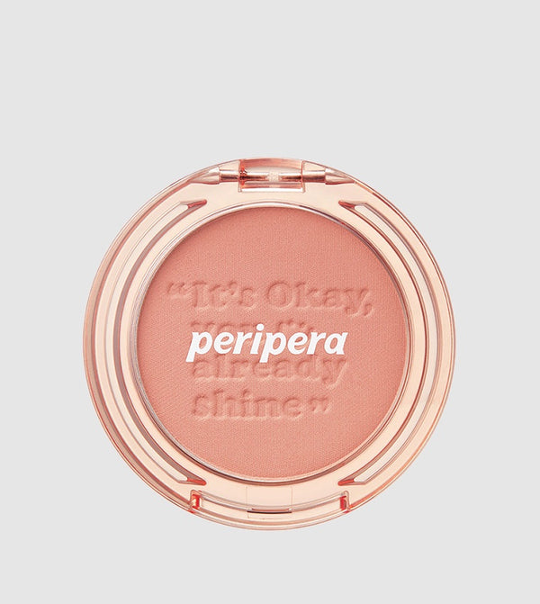 PERIPERA PURE BLUSHED SUNSHINE CHEEK 02 MILKTEA CORAL