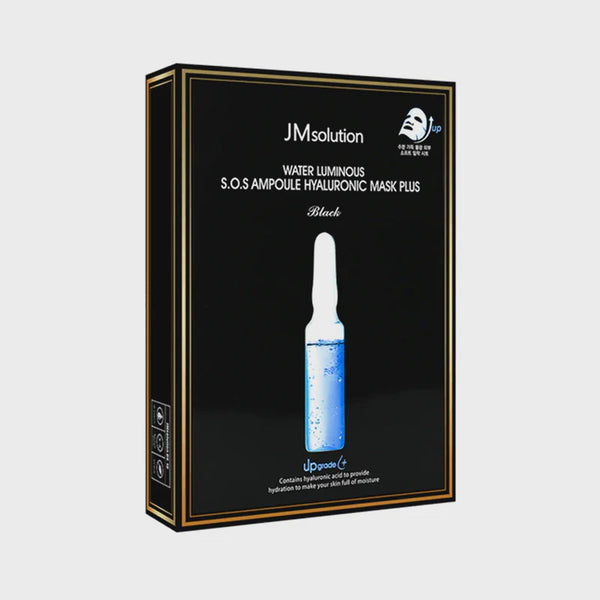 JM SOLUTION WATER LUMINOUS S.O.S AMPOULE HYALURONIC MASK PLUS 10PCS